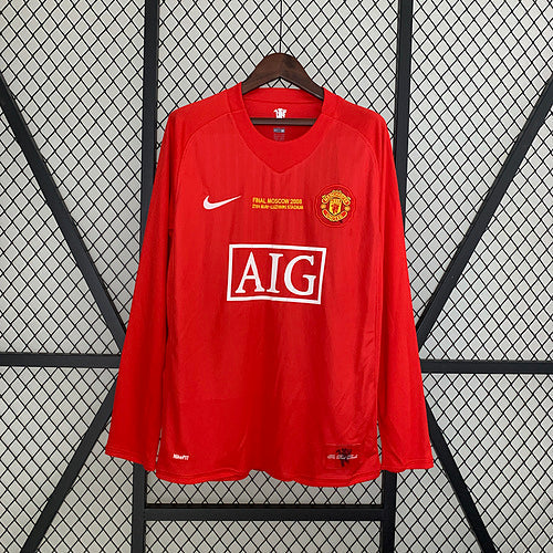 Retro Manchester United 07/08 - Maniche Lunghe