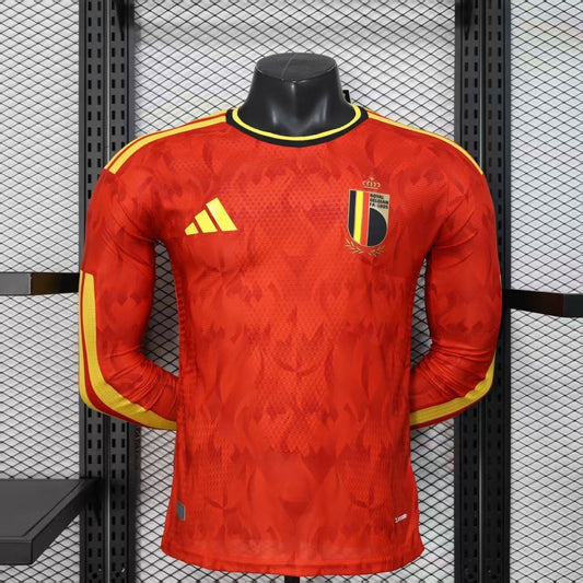 Belgium long sleeve home player version 26/27
