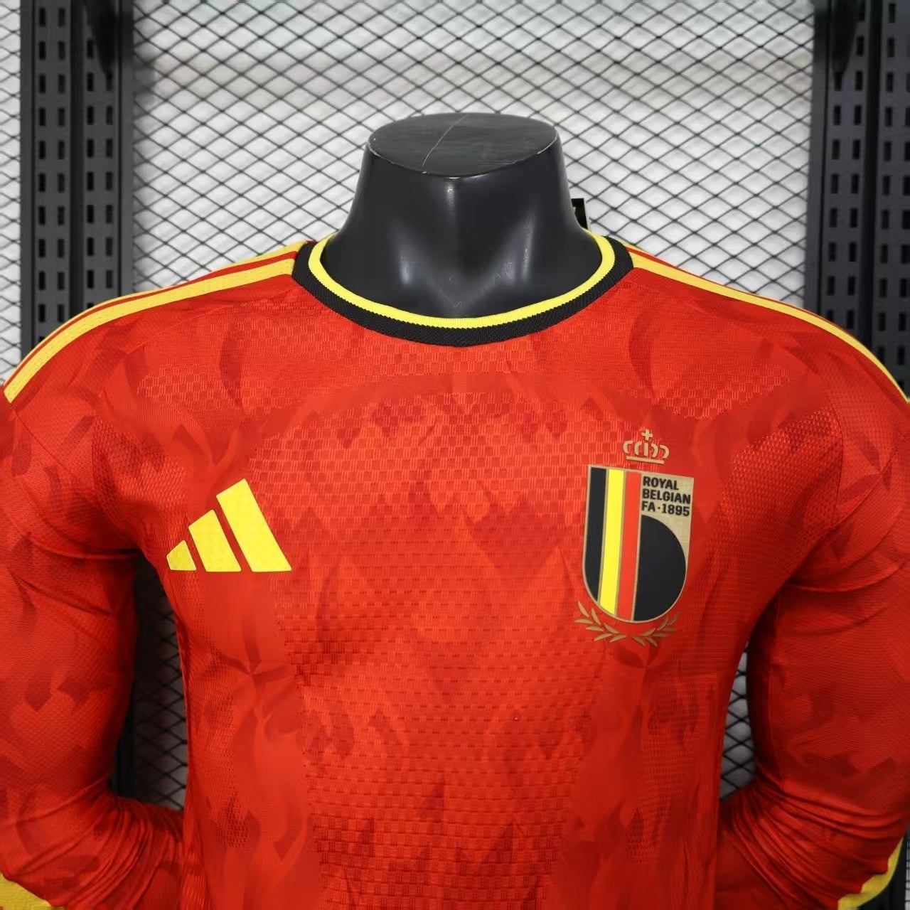 Belgium long sleeve home player version 26/27