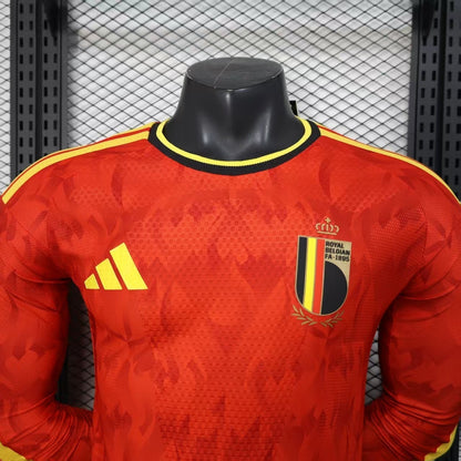 Belgium long sleeve home player version 26/27