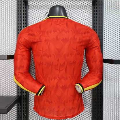 Belgium long sleeve home player version 26/27